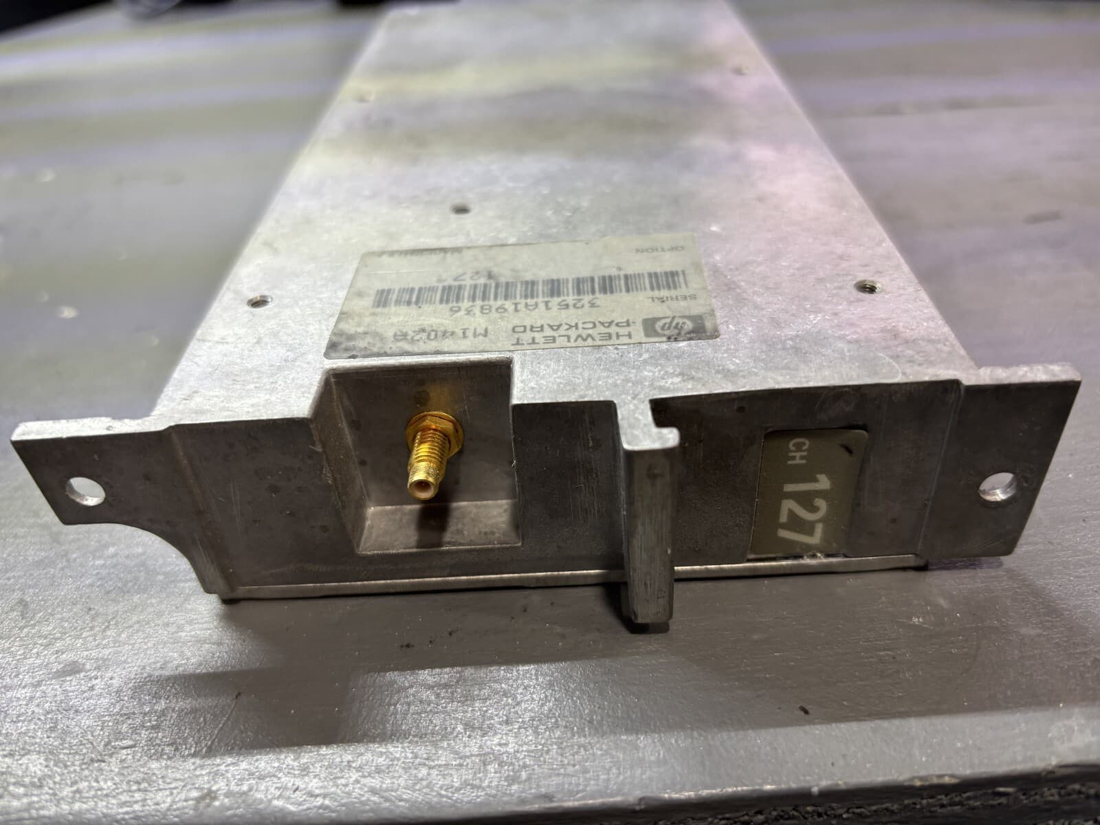 HEWLETT-PACKARD MODULE OPTION 127 AGILENT M1402A CH: 127 TELEMETRY RECEIVER 90DA - Thumbnail 3