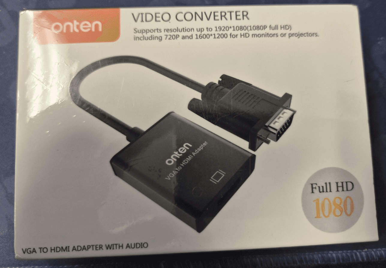 Lot of 5 Onten VGA to HDMI, 1080P VGA to HDMI Adapter (Male to Female) OTN-5138s - Image 1