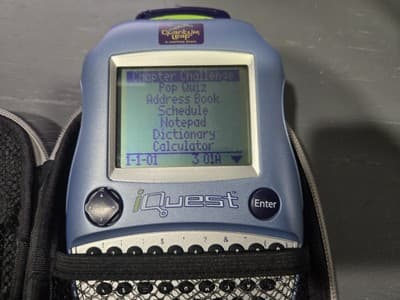 Quantum Leap iQuest Interactive Talking Handheld Game - Thumbnail 3