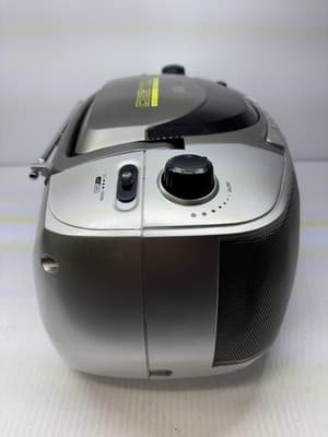 Coby CX-CD248 Portable CD, Cassette, Radio, Digital Sound System Boom Box WORKS - Image 1