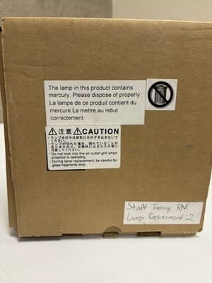 VLT-EX240LP Replacement Lamp W/Housing for MITSUBISHI ES200,EW270U,GS-326,GW-375 - Thumbnail 3