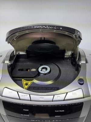 Coby CX-CD248 Portable CD, Cassette, Radio, Digital Sound System Boom Box WORKS - Thumbnail 6