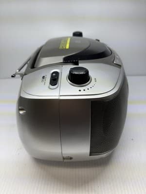 Coby CX-CD248 Portable Stereo Boombox AM FM CD Cassette Fully Tested Working - Thumbnail 7