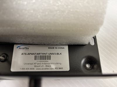 AccelTex Solutions Universal AP and Antenna Articulating Mount v3 - Black - Thumbnail 4
