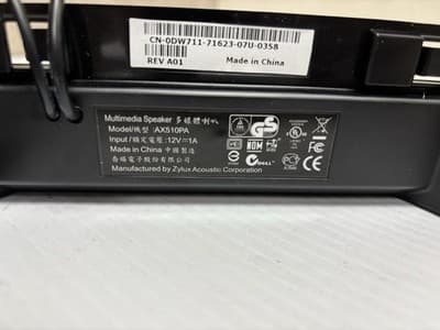 NEW DELL AX510 MULTIMEDIA SOUNDBAR PC MONITOR SPEAKER 0C730C Free S/H - Thumbnail 4