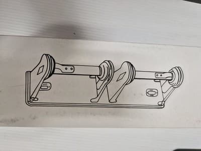 NEW IN BOX- ASI DOUBLE ROLL TOILET TISSUE DISPENSER CHROME METAL 10-0715 - Thumbnail 4