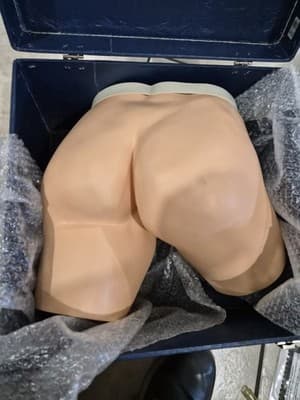 NASCO Life/Form LF957 Enema Simulator Nursing Training Manikin Model & Case - Thumbnail 4