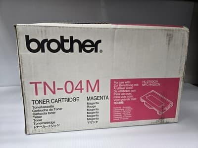 Brother TN-04M Toner Cartridge Magenta Toner TN04 Genuine Open Box Sealed Pack - Thumbnail 3