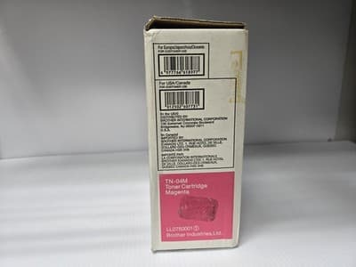 Brother TN-04M Toner Cartridge Magenta Toner TN04 Genuine Open Box Sealed Pack - Thumbnail 2
