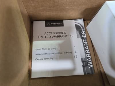 NEW Motorola NTN1667A Battery Charger NTN8831A & Power Cord EPNN5751B NIB! - Thumbnail 3