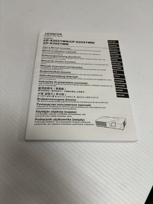 Hitachi CP-X2521WN LCD Projector w/Remote and Case - Thumbnail 13