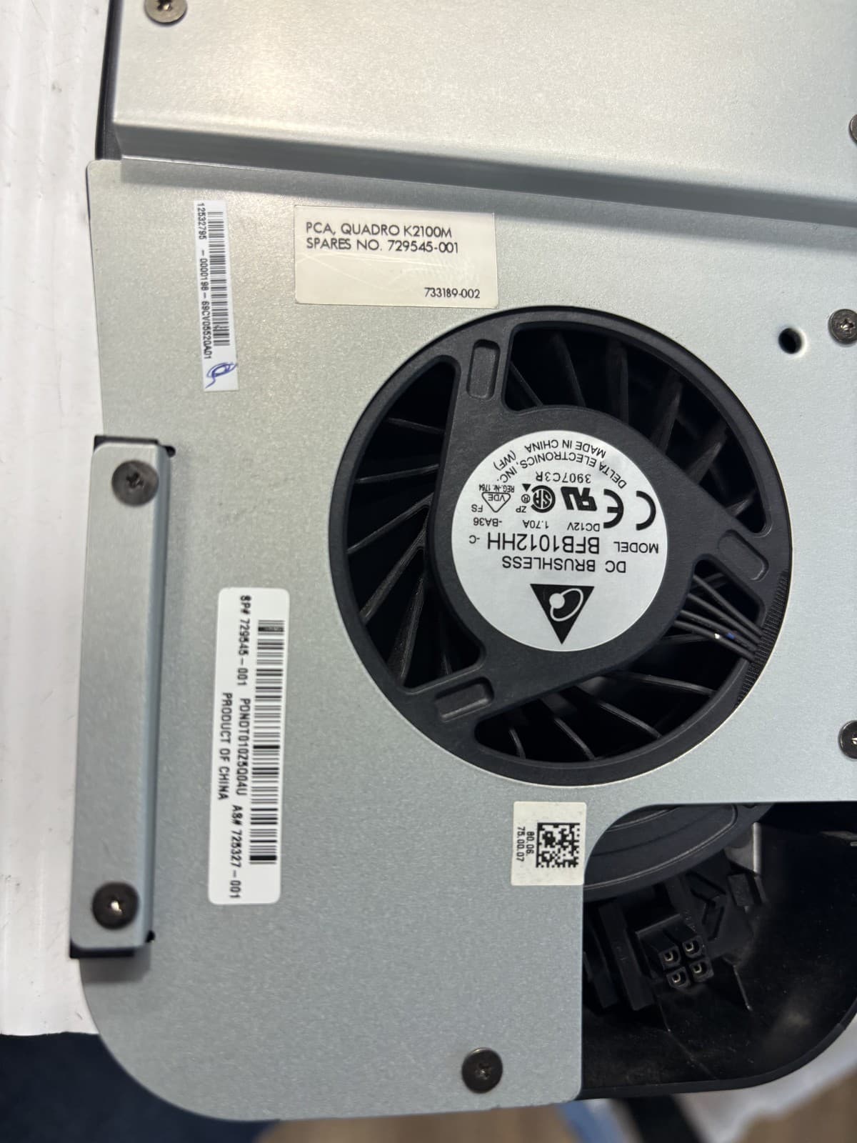 729545-001 HP Quadro K2100M 2GB MXM Graphic Card for Z1 Workstation - Thumbnail 5