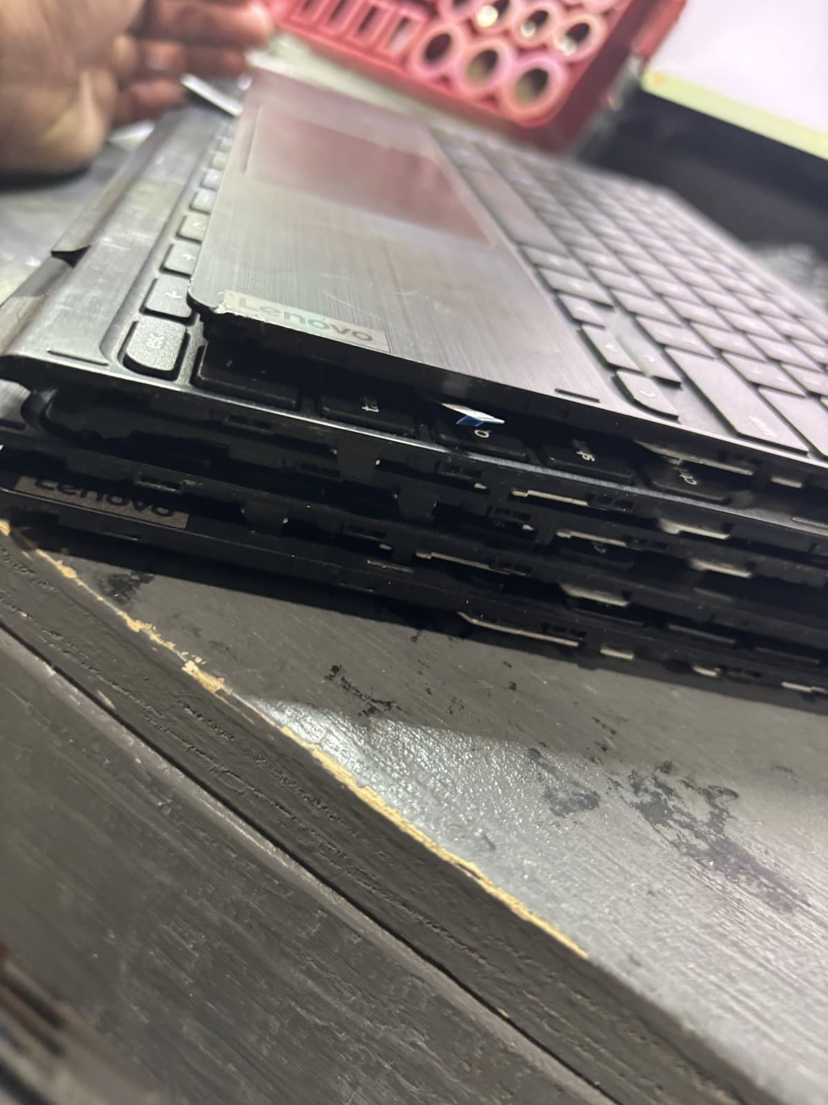 lot of 5 Lenovo Chromebook Palmrest Touchpad Keyboard LCM16K6 Assembly - Thumbnail 7