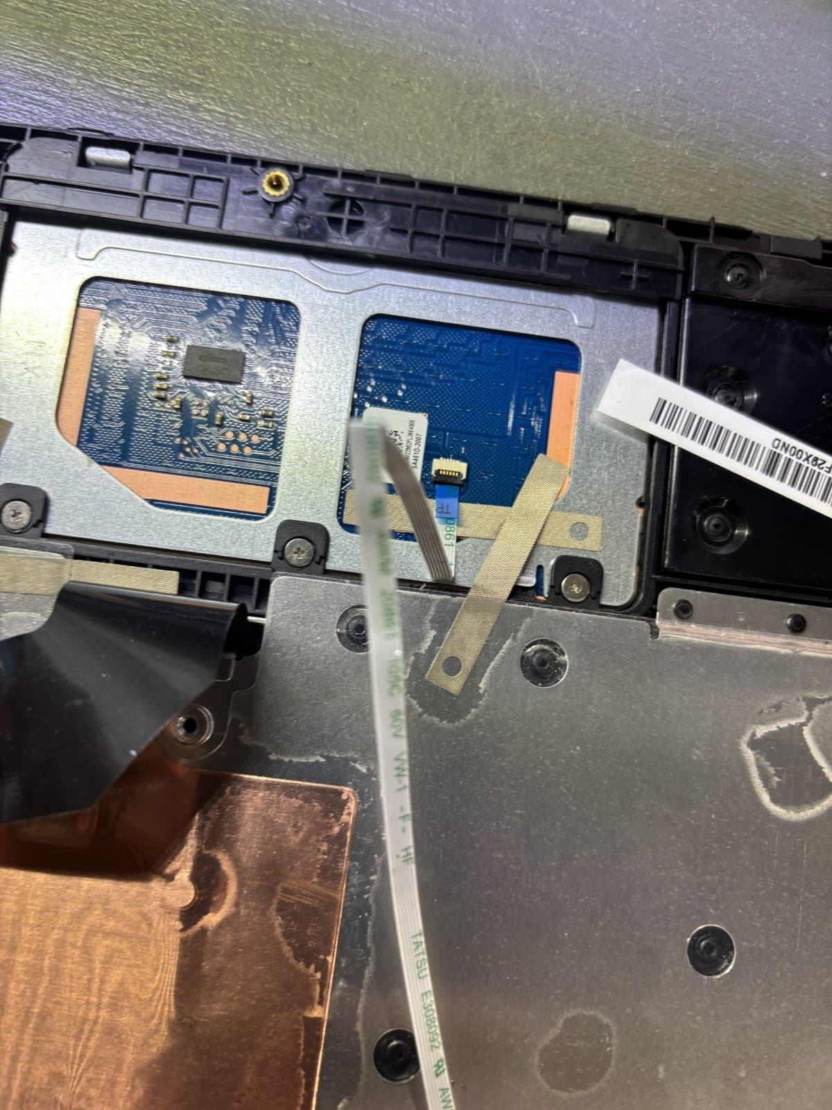 lot of 5 Lenovo Chromebook Palmrest Touchpad Keyboard LCM16K6 Assembly - Thumbnail 4