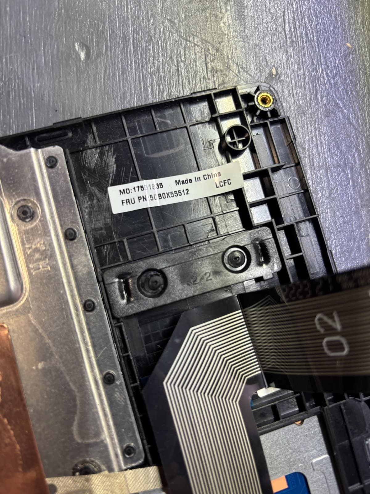 lot of 5 Lenovo Chromebook Palmrest Touchpad Keyboard LCM16K6 Assembly - Thumbnail 3