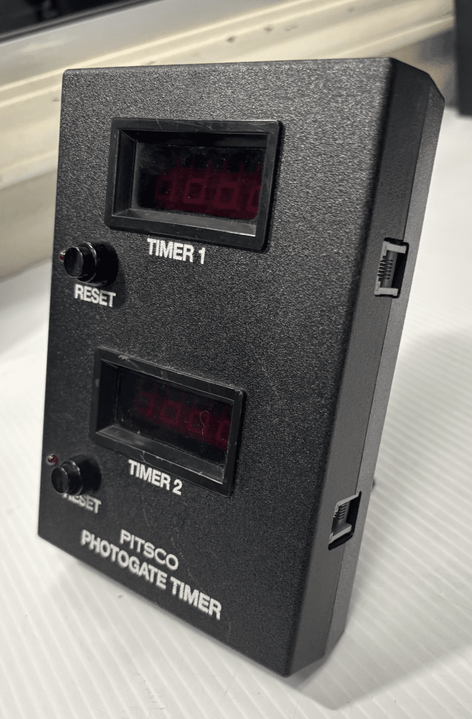 Pitsco Impulse Photogate Timer 1 and Timer 2 no power cord not tested - Thumbnail 2