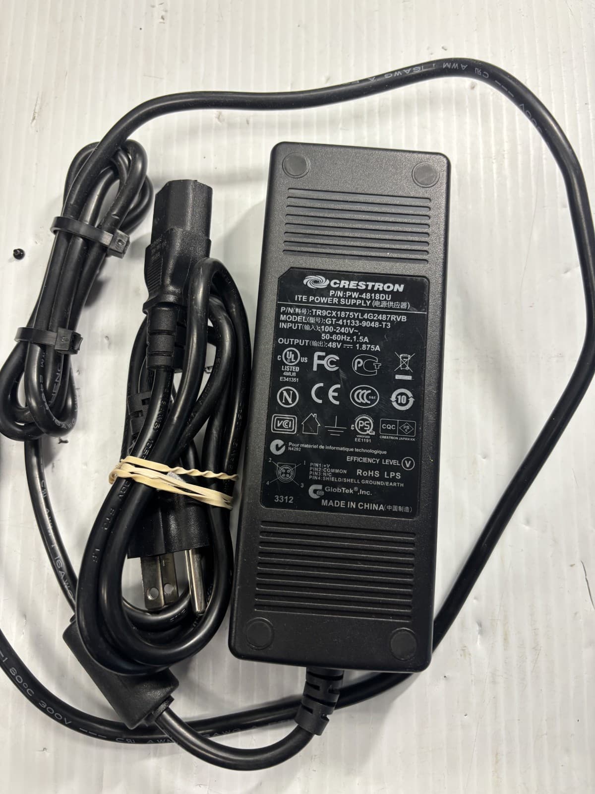 Crestron Power Supply Model gt-41133-9048-t3 48v 1.875a - Thumbnail 4