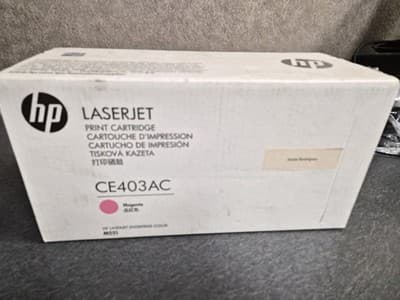 Genuine HP Laserjet CE403AC Magenta Toner Cartridge M551 - Image 1
