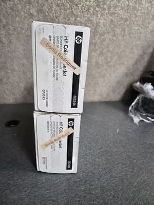 Lot x 2 Genuine HP CE254A Toner Collection Unit for CP3525 Color LaserJet NEW - Thumbnail 2