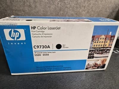 Gen HP C9730A Black Toner Cartridge 5500 5550 NEW OEM SEALED BOX - Image 1