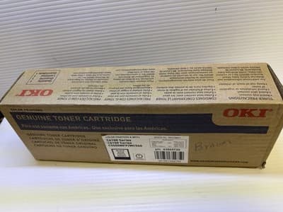 Oki 43865720 Genuine OEM Black Toner Cartridge C6100 C6150 C5500MFP MC560 - Thumbnail 3