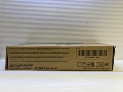 Oki 43865720 Genuine OEM Black Toner Cartridge C6100 C6150 C5500MFP MC560 - Thumbnail 4