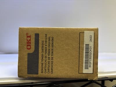 Oki 43865720 Genuine OEM Black Toner Cartridge C6100 C6150 C5500MFP MC560 - Thumbnail 6