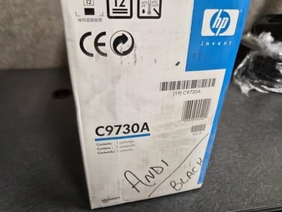 Gen HP C9730A Black Toner Cartridge 5500 5550 NEW OEM SEALED BOX - Thumbnail 3