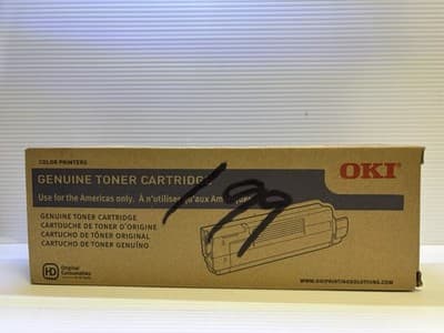 Oki 43865720 Genuine OEM Black Toner Cartridge C6100 C6150 C5500MFP MC560 - Thumbnail 7
