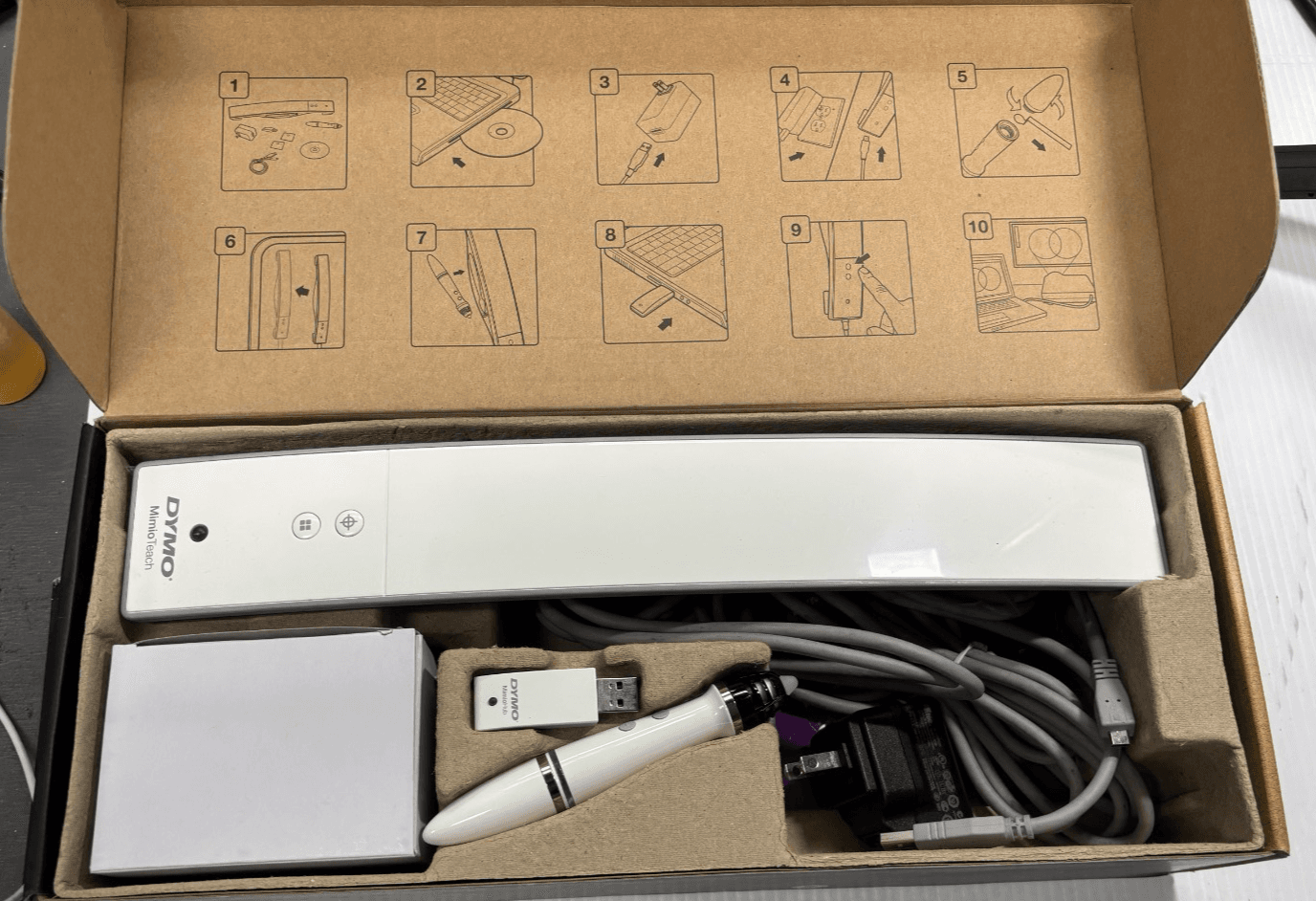 Dymo Mimio Teach ICD02-01 Hub Bar Interactive Whiteboard System Pointing IN BOX - Image 1