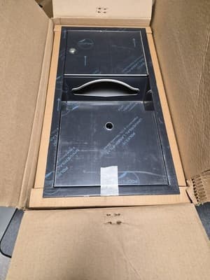 ASI 10-0462-AD Recessed Multi/C-Fold Paper Towel Dispenser & Waste Rec., 2 Gal ( - Image 1