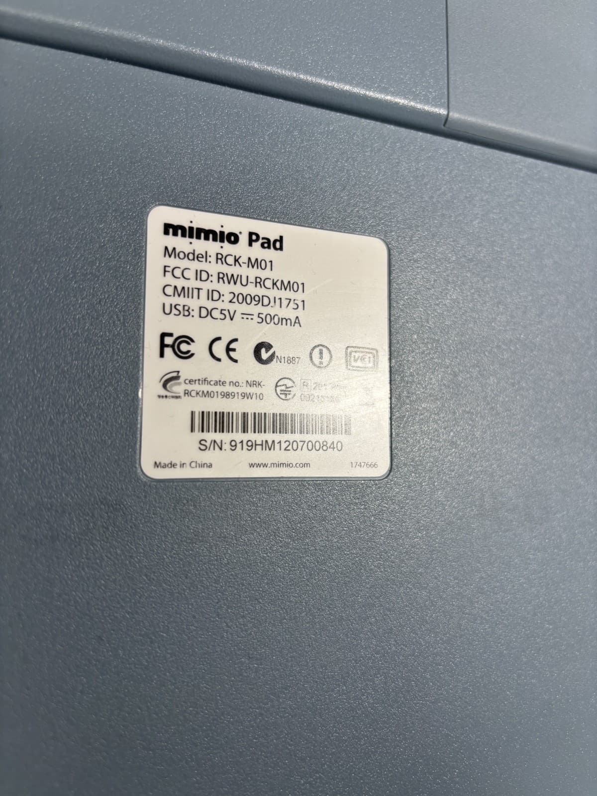 Dymo Mimio Pad RCK-M01 Wireless Interactive Graphic Pen Tablet - Thumbnail 3