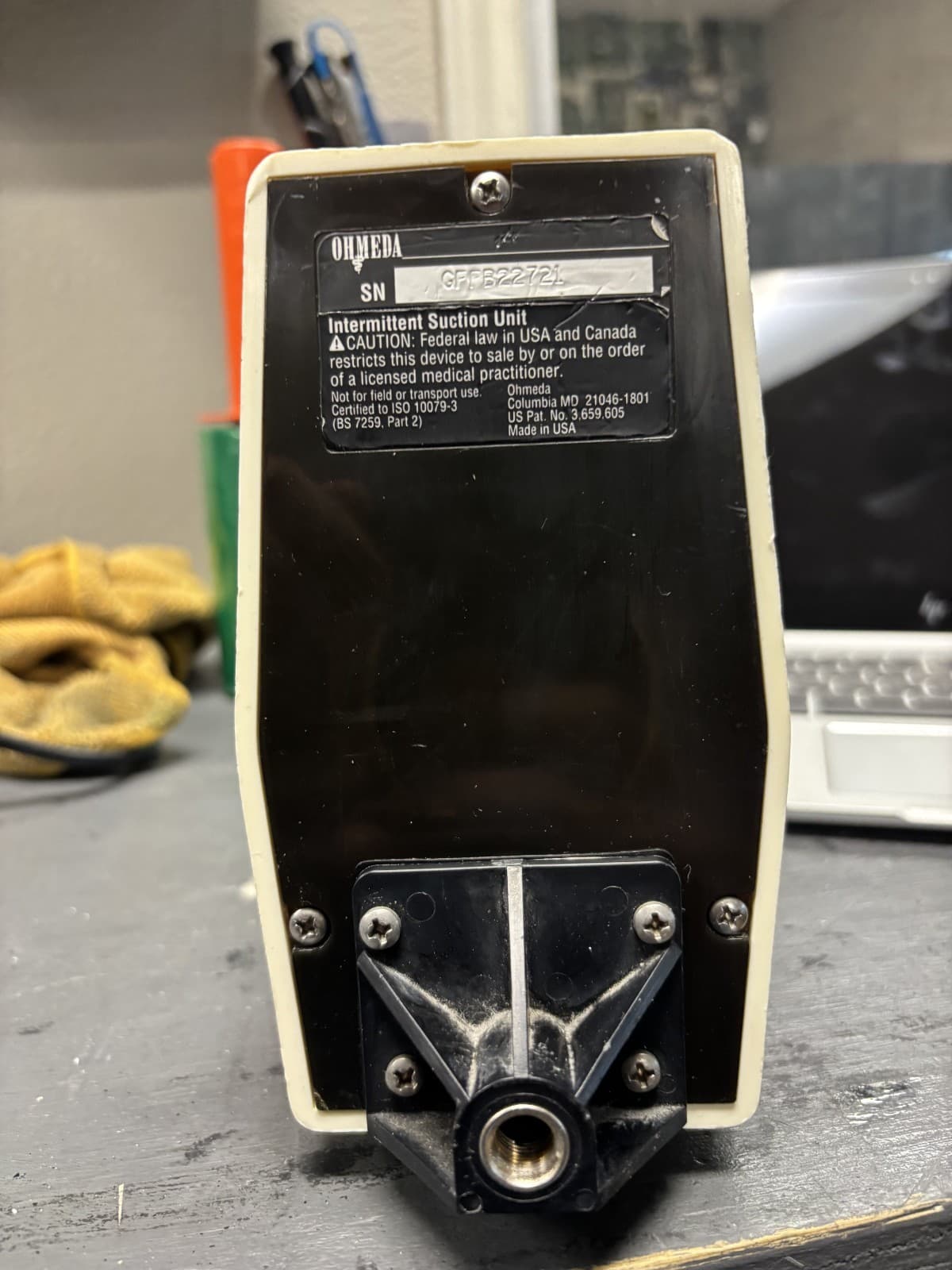 Ohmeda Intermittent Suction Unit - Thumbnail 4