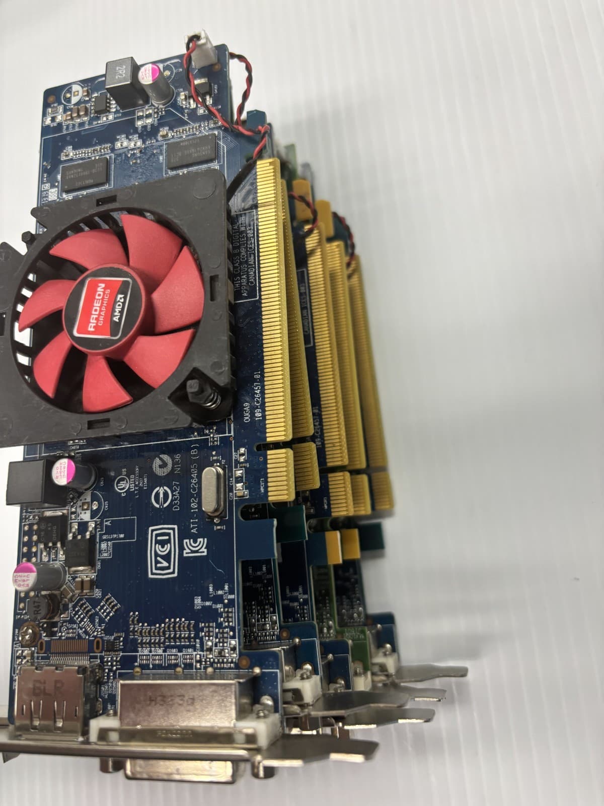 AMD Radeon HD 6450 1GB Video Card C264 DVI+DP lot of 5 - Thumbnail 2