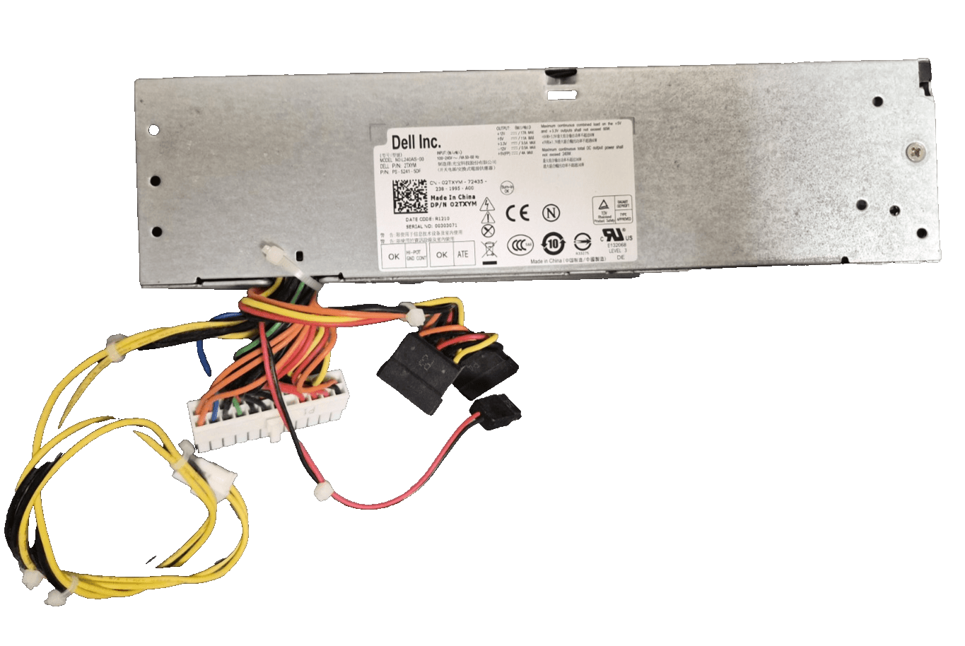 OEM Power Supply Dell 390 790 990 SFF PSU 240W H240AS-00 3WN11 2TXYM RV1C4 - Image 1
