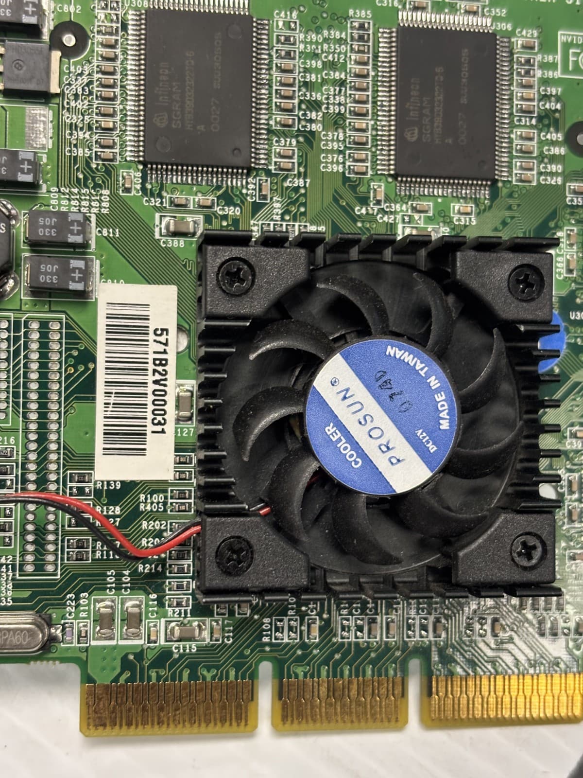 180284-001 316903700001 180-P0020-0000 COMPAQ HEWLETT PACKARD HP 32MB AGP NVIDIA - Thumbnail 2