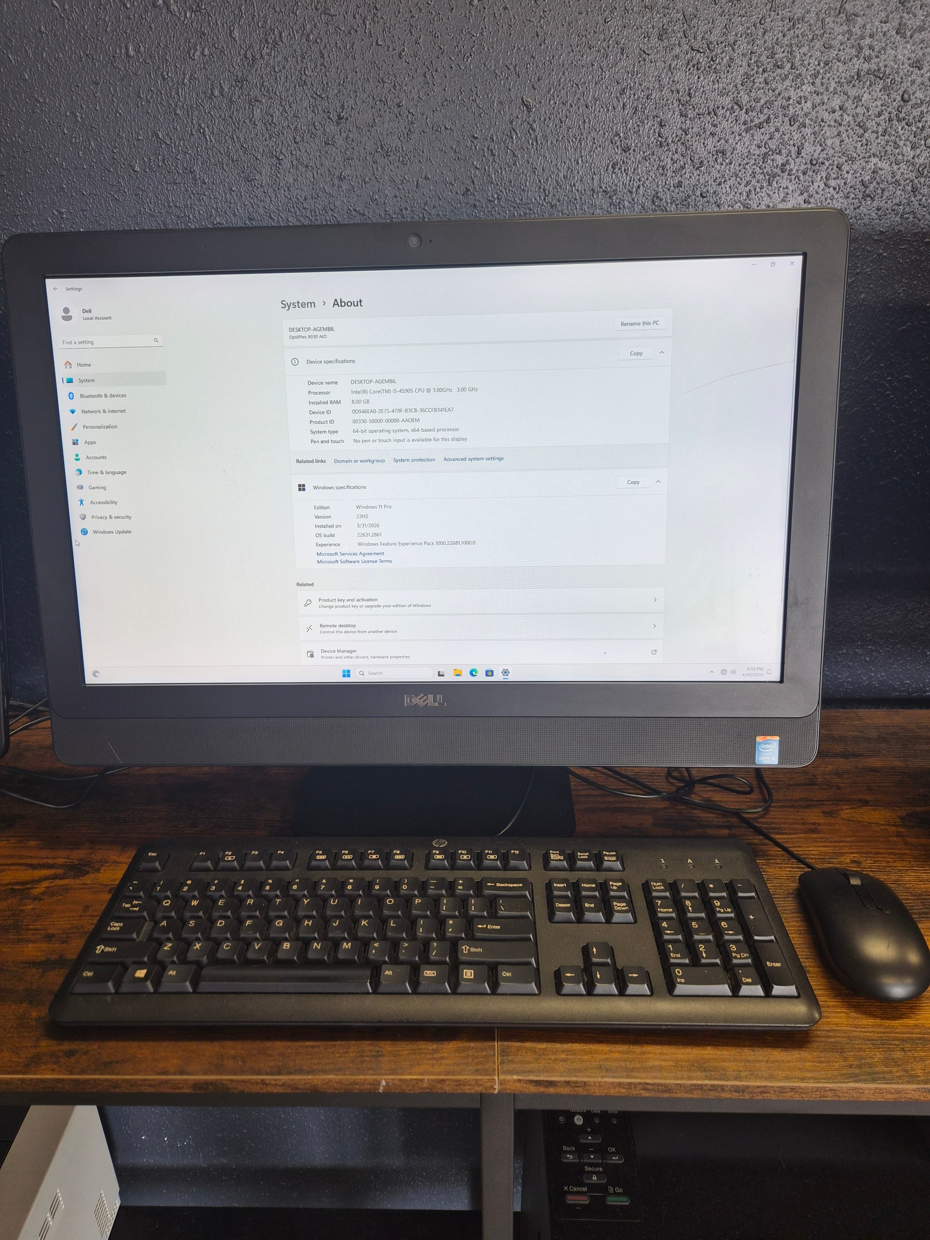 Dell Optiplex 9030 AIO Computer - Image 1