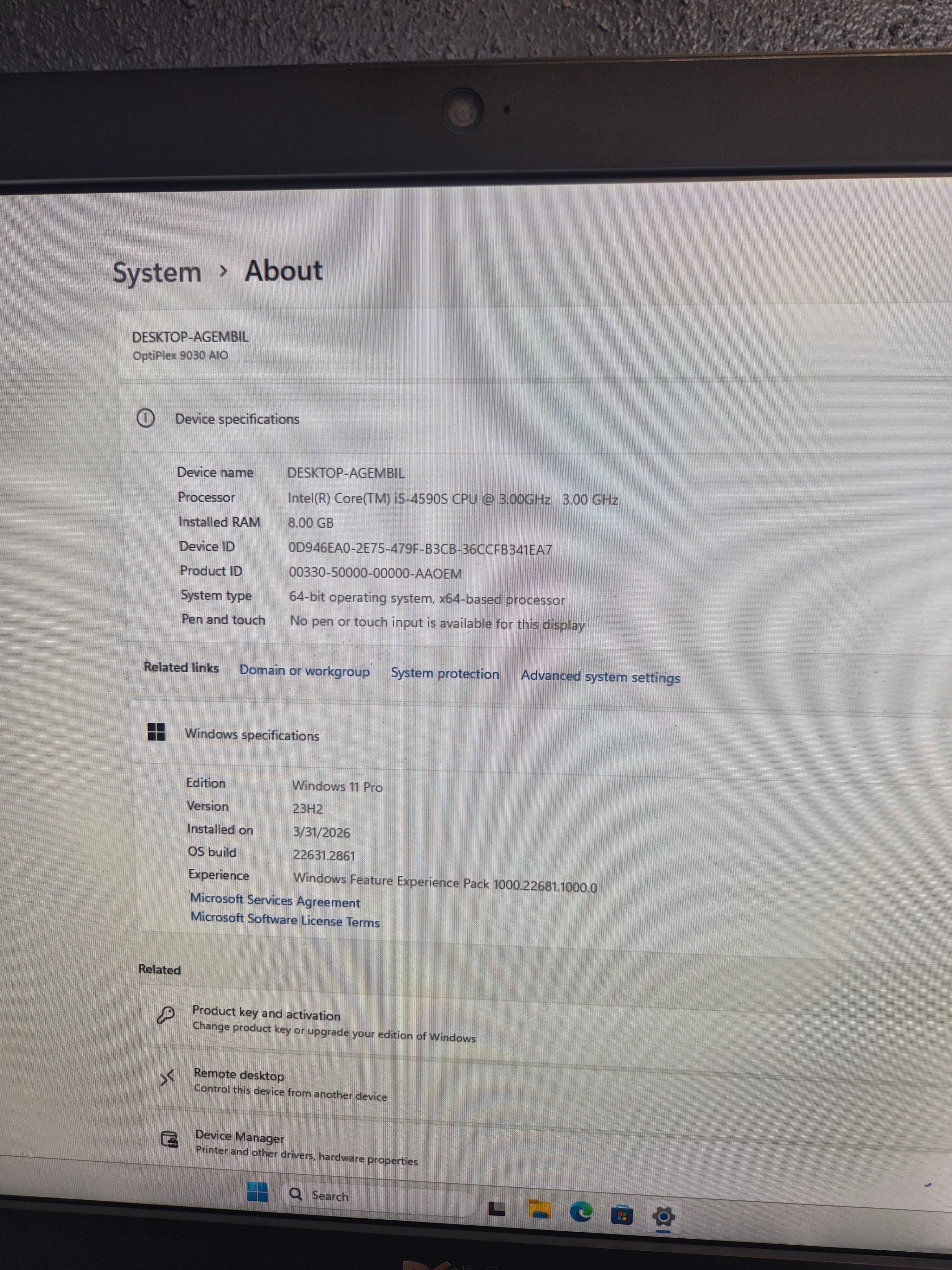 Dell Optiplex 9030 AIO Computer - Thumbnail 3