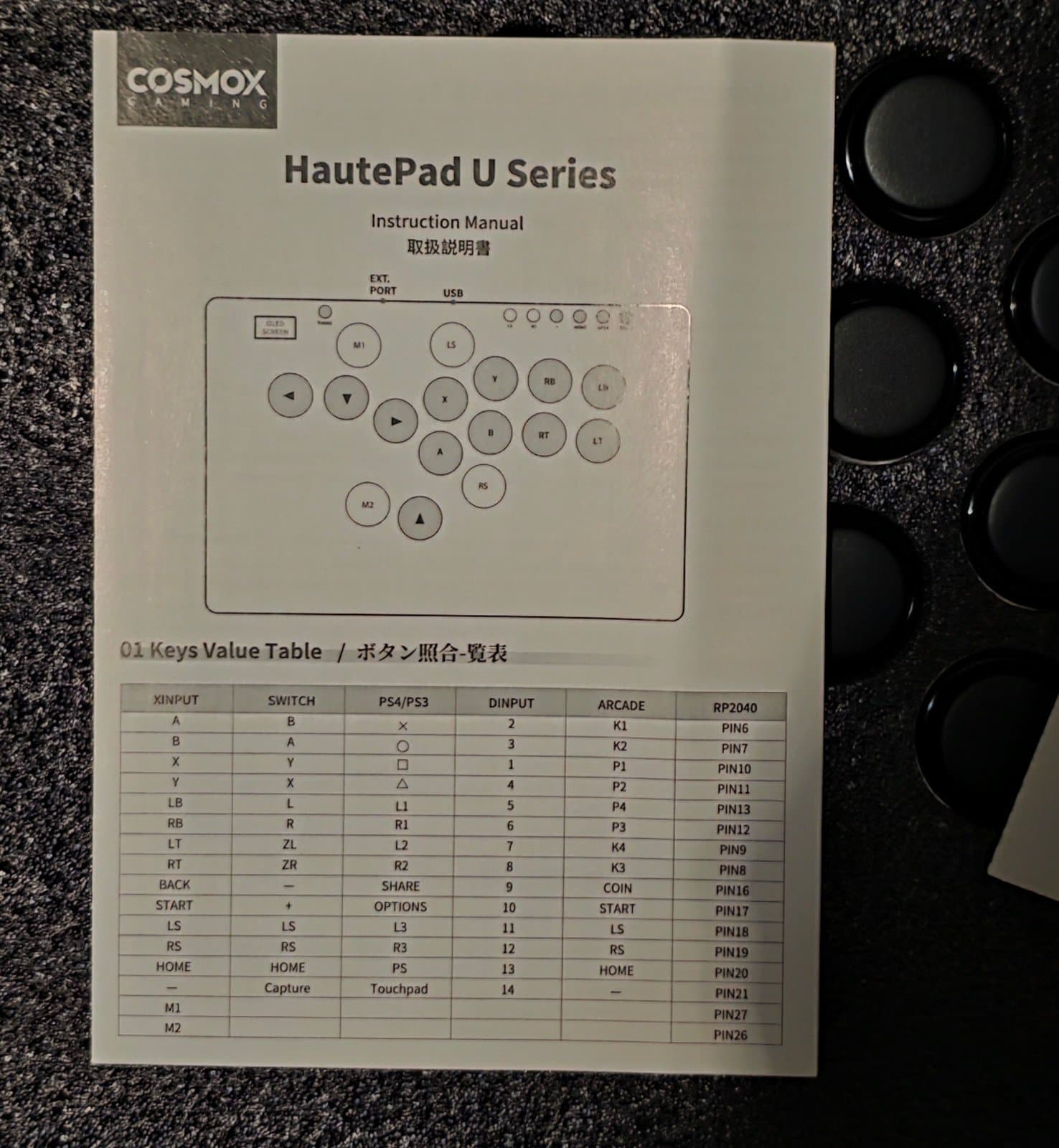 Arcade Controller 16Keys Compatible with PC/Ps3/Ps4/Switch/Steam,Fight Stick for - Thumbnail 9