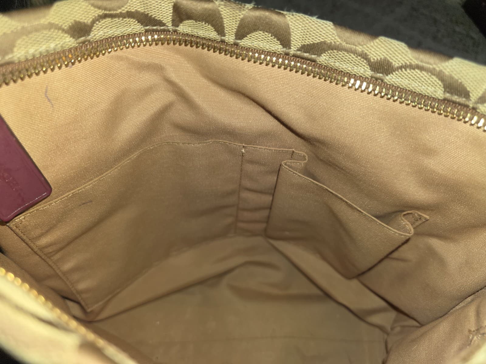 Coach Bag Burgundy - Thumbnail 5