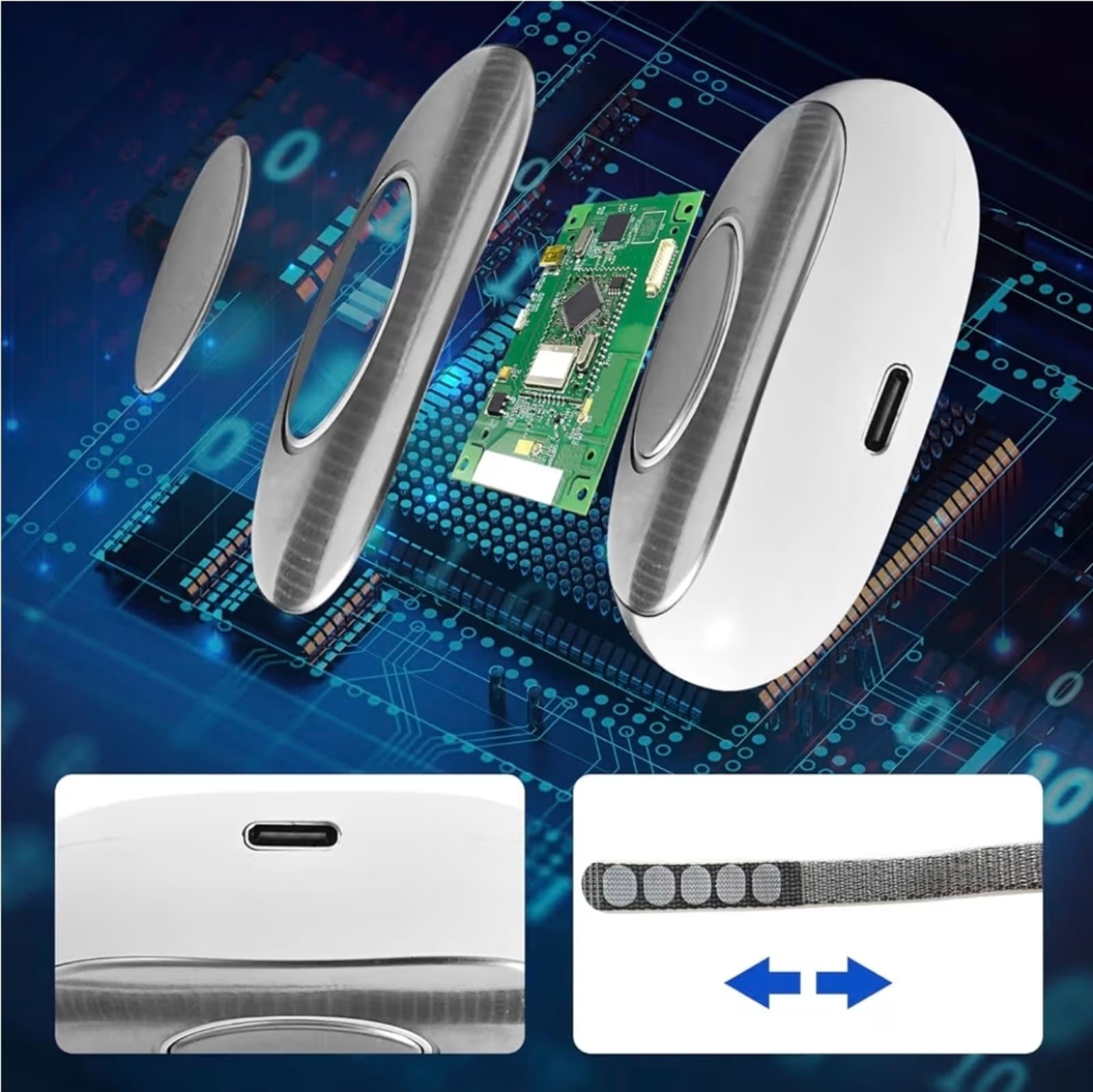 Handheld Sleep Aid Device, Sleep Assisted Low-Frequency Pulse Generator, Relief - Thumbnail 7