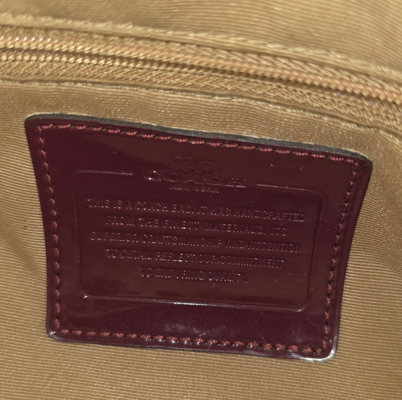 Coach Bag Burgundy - Thumbnail 8