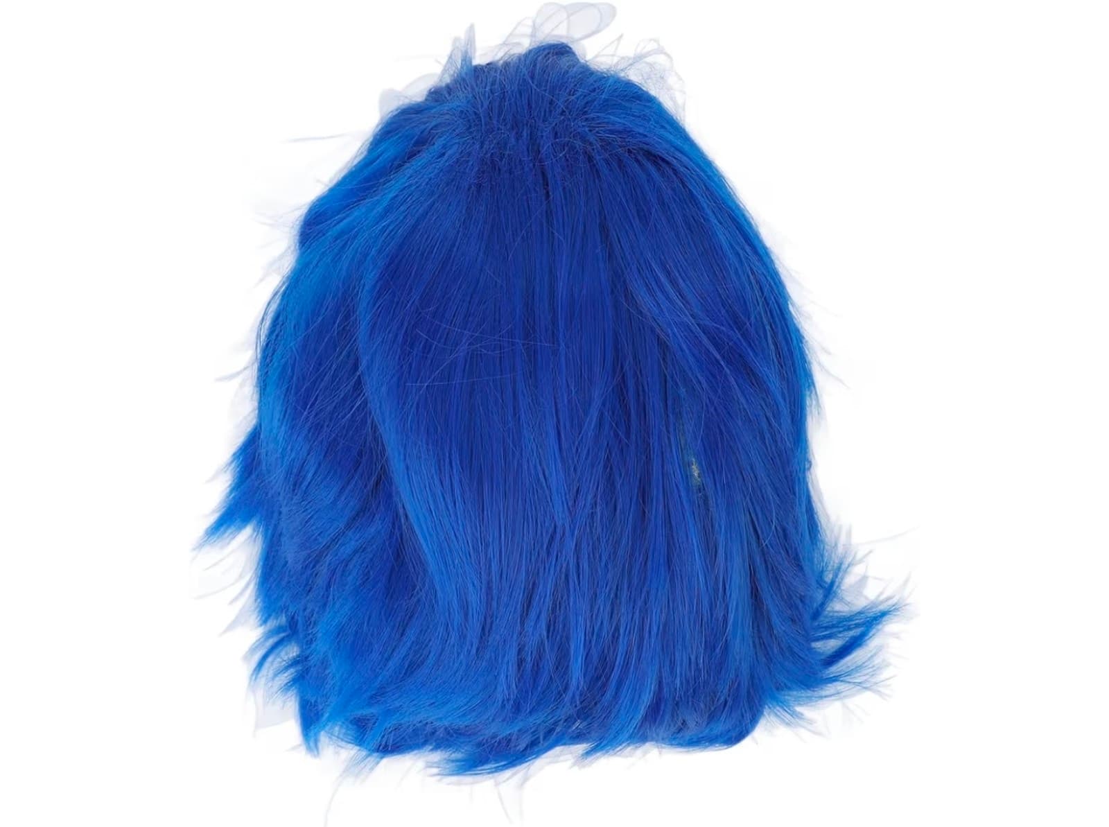 Cosplay Wig Men Men's Short Fluffy Cosplay Wig Anime Synthetic Hair Blue for Cos - Thumbnail 3