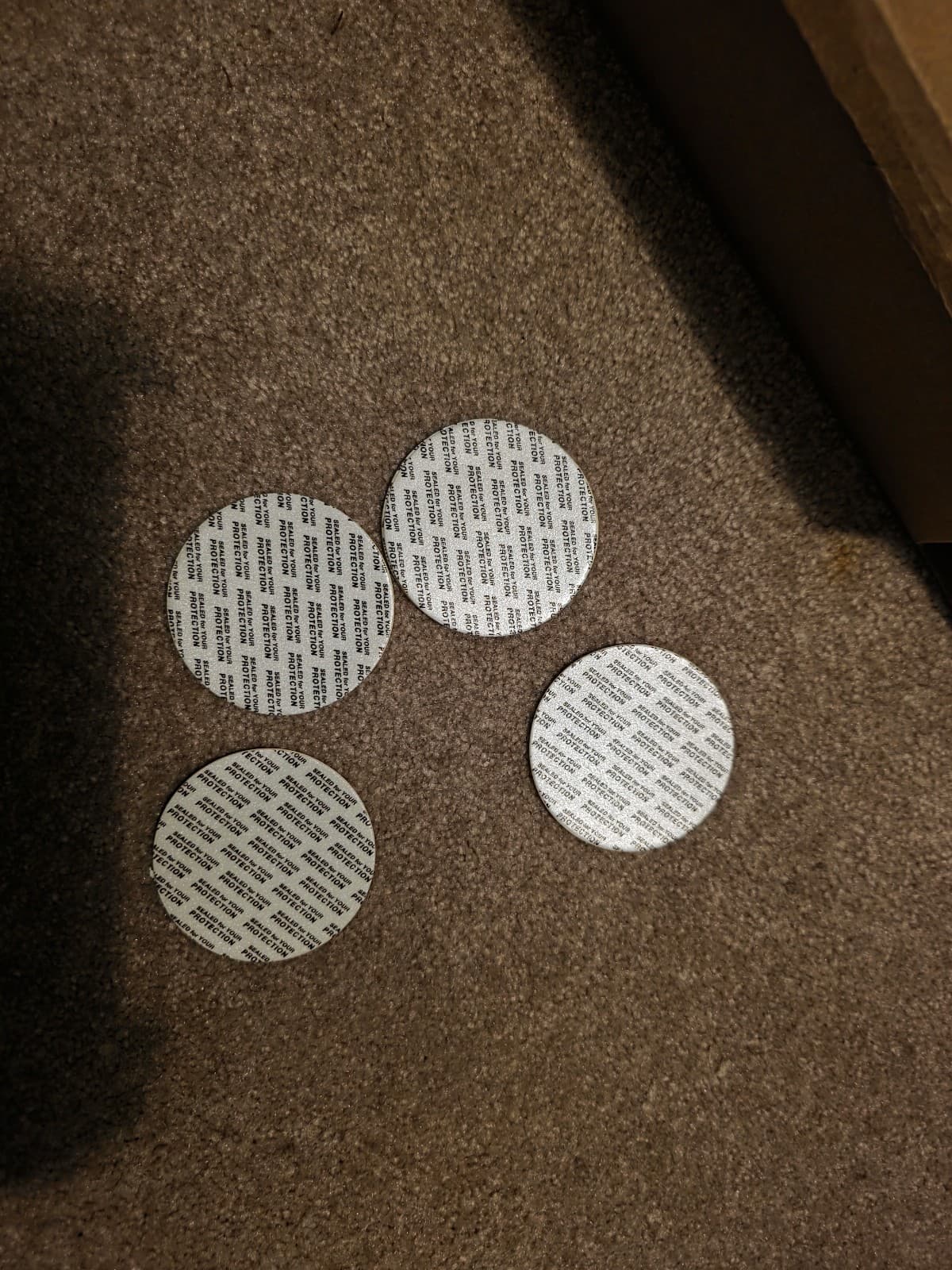 Pressure Sensitive Foam Liner Safety Tamper Seals – Pack of 100 - Thumbnail 3