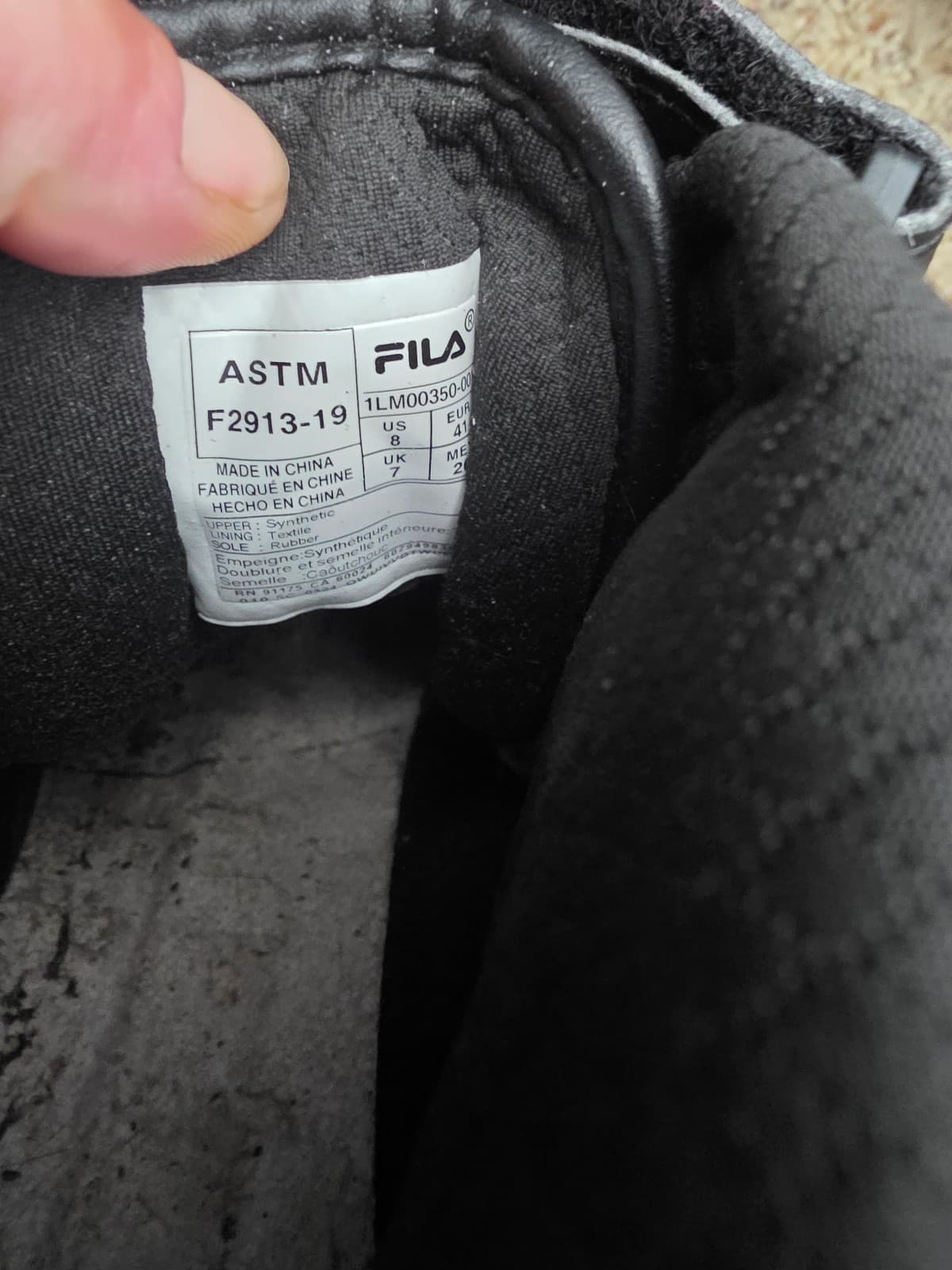 Women's Work Shoes sz 8 Fila Sneakers - Thumbnail 3