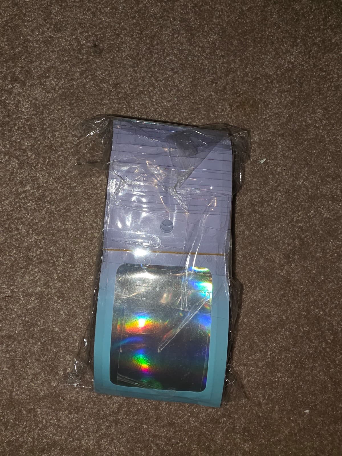 Mylar Bags 100pc Purple Blue Gradient 7inches - Thumbnail 2