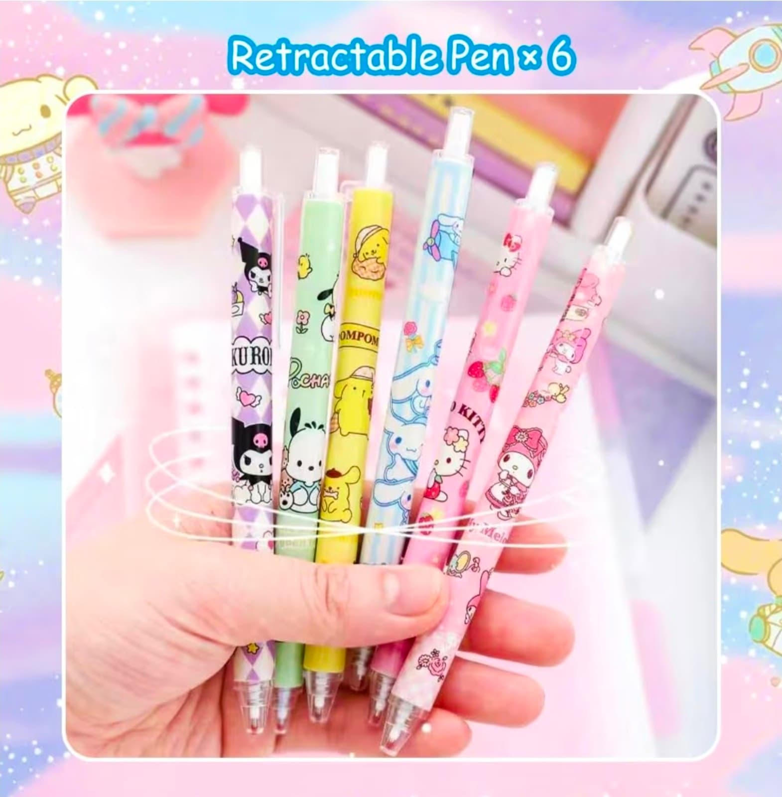 Kawaii Cinnamoroll School Supplies Stationery - Thumbnail 4