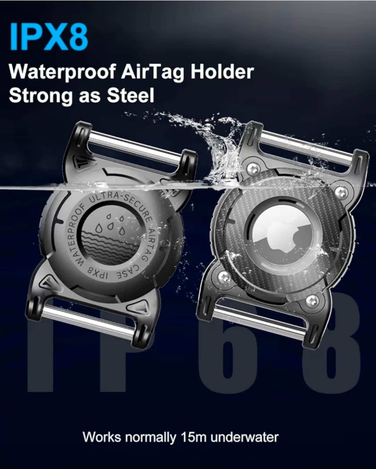 Airtag Dog Collar Holder Airtag Dog Waterproof - Airtag Holder - Thumbnail 6