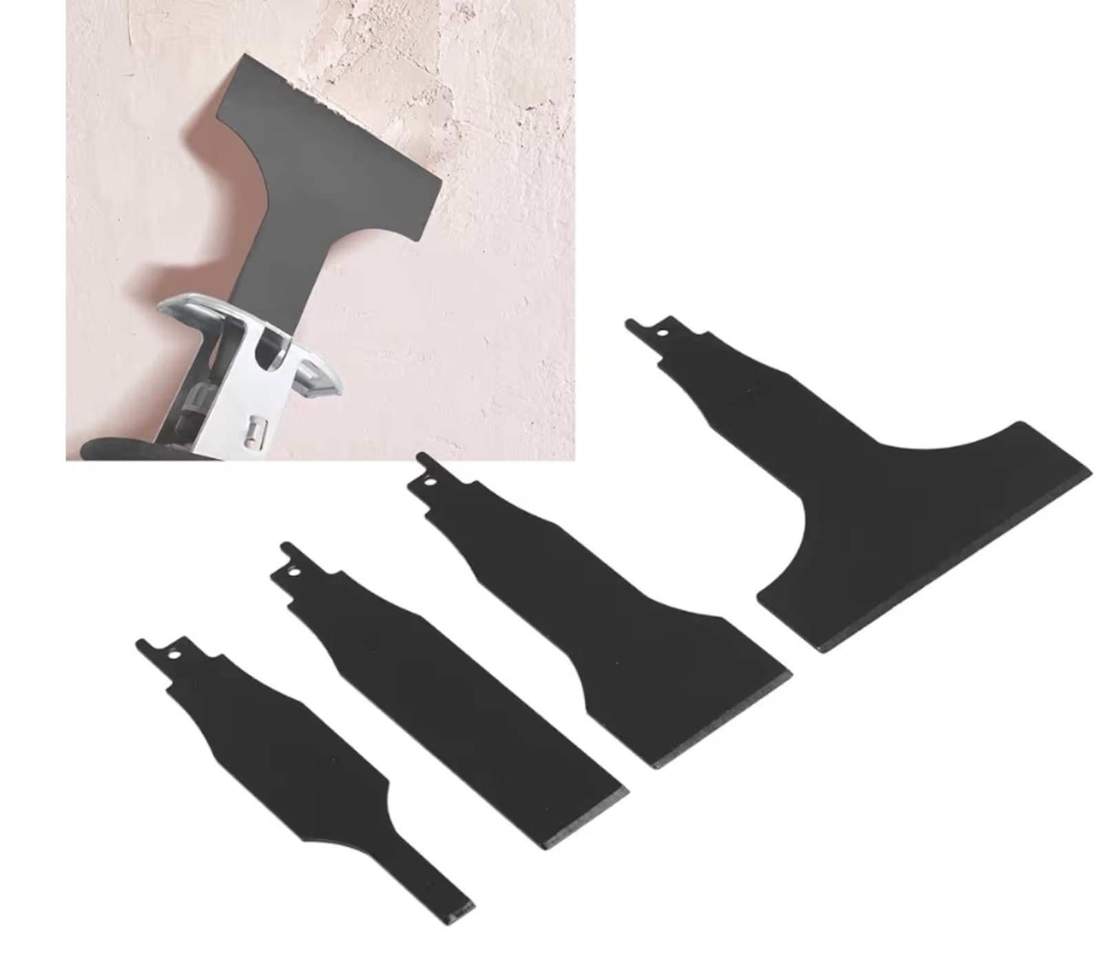 Reciprocating Saw Scraper Blades, High Carbon Steel Multi-Size Cleaning K - Thumbnail 4