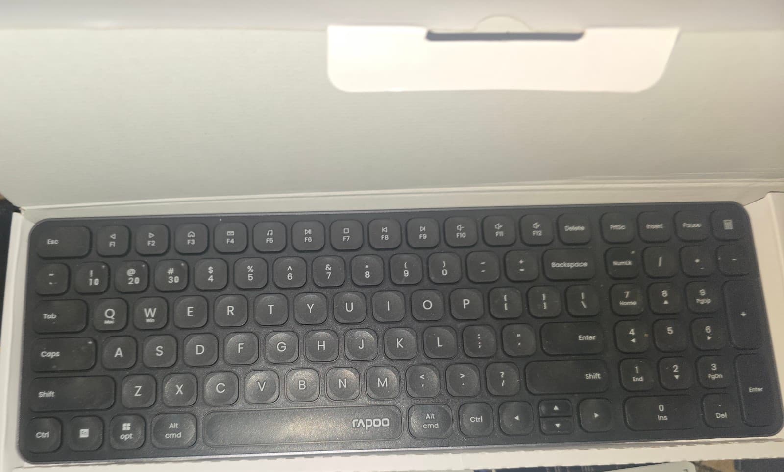 Wireless Keyboard, black, USB/Bluetooth, DE - Thumbnail 3